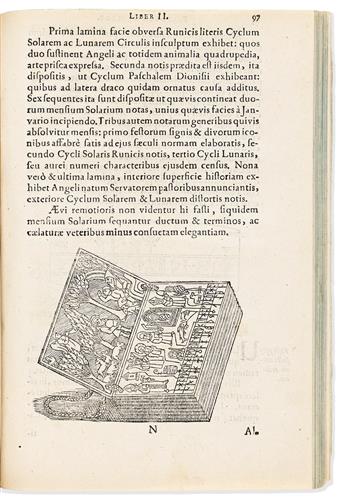 Worm, Ole (1588-1654) Fasti Danici. Universam Tempora Computandi Rationem Antiquitus in Dania et Vicinis Regionibus Observatam.